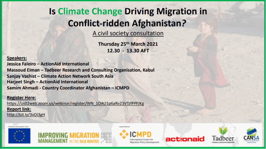 Climate Change And Migration In Afghanistan Budapest Process