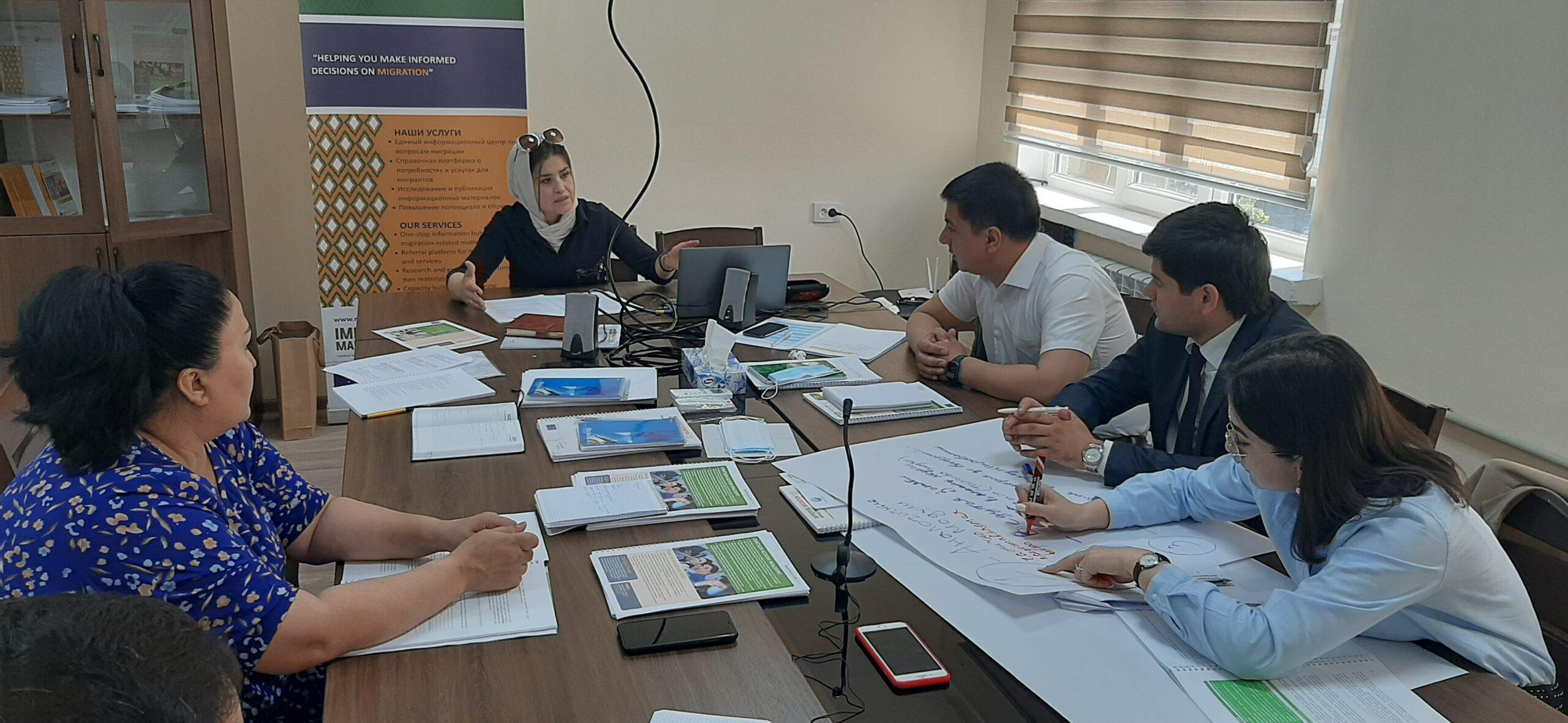 National Workshop in Tajikistan to discuss learning modules for labour
